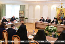 Photo of Lukashenko, Synod discuss current situation