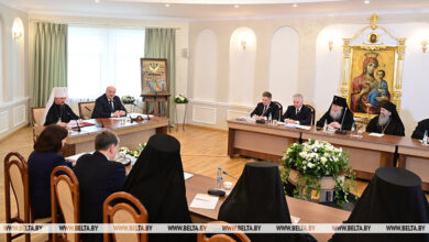 Photo of Lukashenko, Synod discuss current situation
