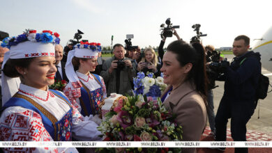 Photo of Marina Vasilevskaya returns home to hero’s welcome | In Pictures | Belarus News | Belarusian news | Belarus today | news in Belarus | Minsk news | BELTA