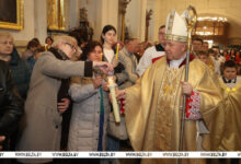 Photo of Easter Vigil in the Farny church in Grodno | In Pictures | Belarus News | Belarusian news | Belarus today | news in Belarus | Minsk news | BELTA