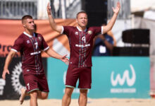 Photo of Belarus rout Moldova 8-0 at Euro Beach Soccer League Superfinal