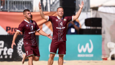 Photo of Belarus rout Moldova 8-0 at Euro Beach Soccer League Superfinal