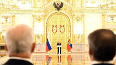 Photo of Belarusian ambassador presents credentials to Russian president